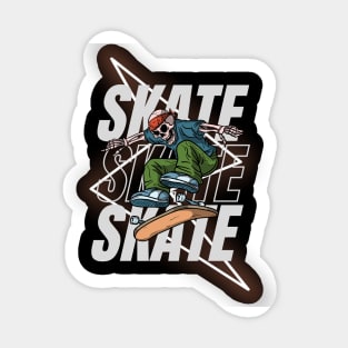 Halloween Skate Tricks Thrills and Spooky Chills Sticker